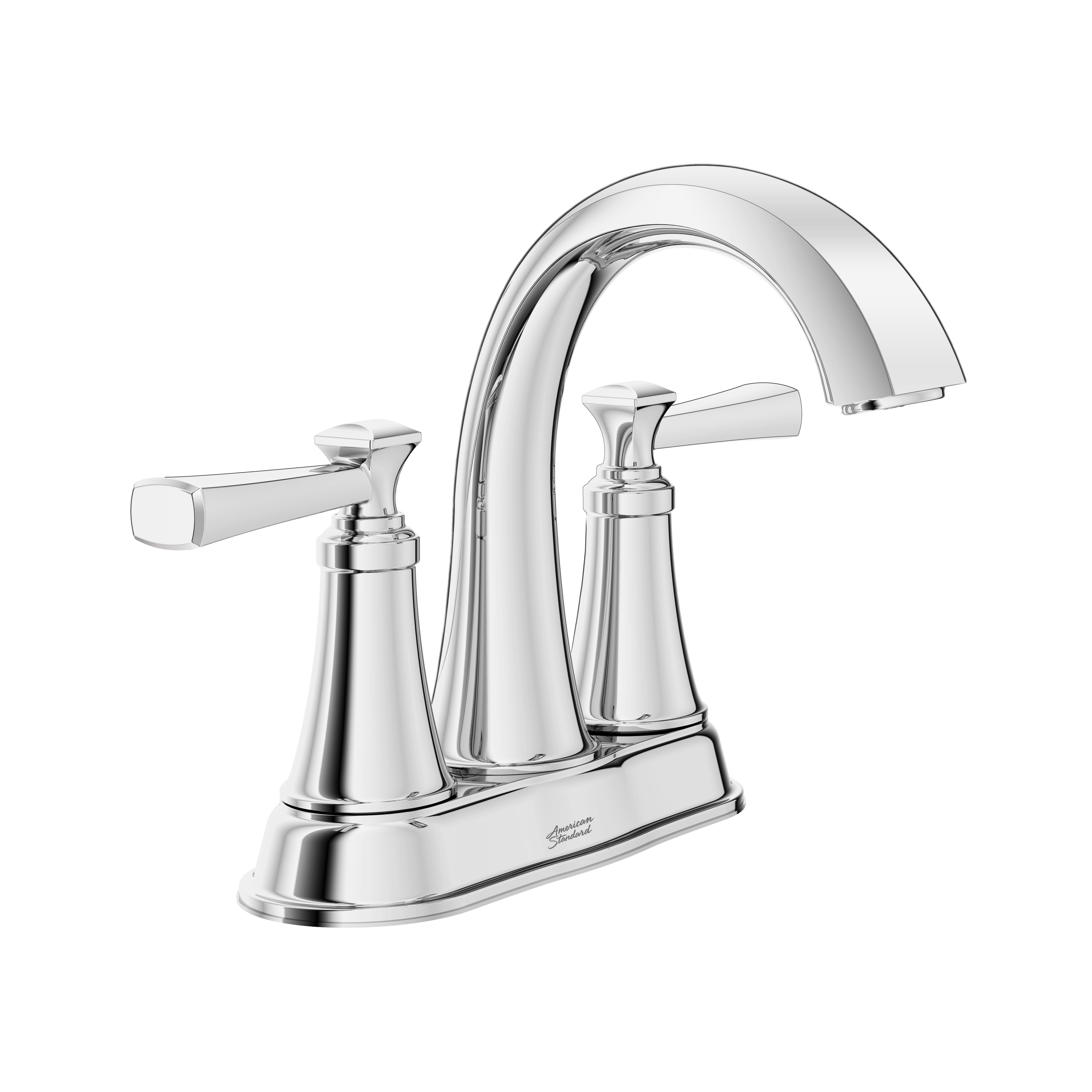 Rumson 4-In. Centerset 2-Handle Bathroom Faucet 1.2 GPM with Lever Handles
